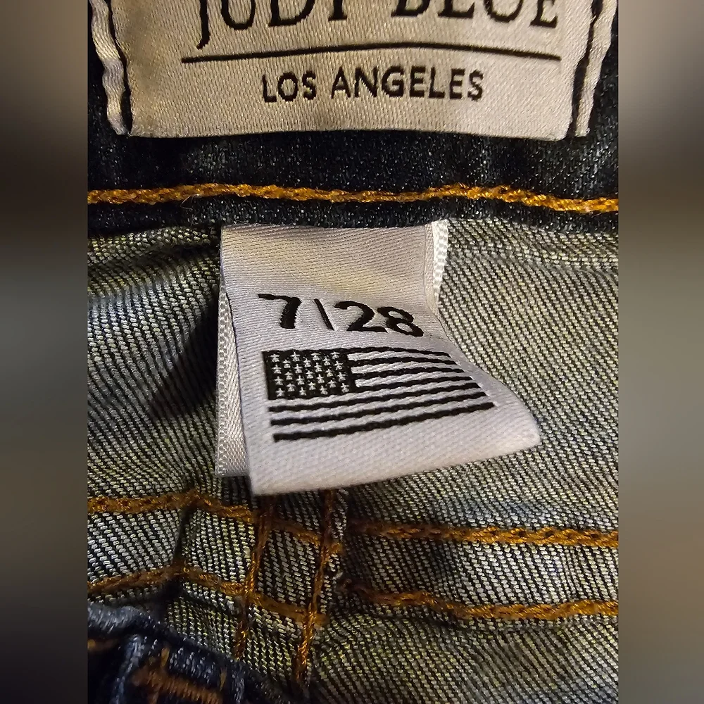 Judy Blue Jeans Ankle Skinny Fit Stretch Blue Women's Size 7/28